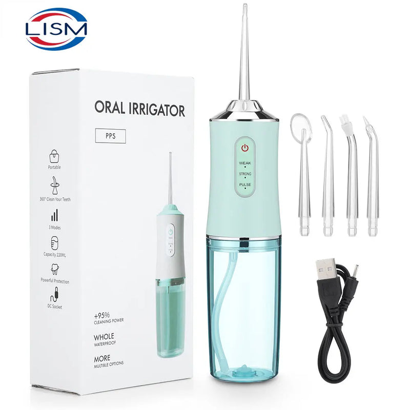 Irrigador Oral Portátil Recarregável