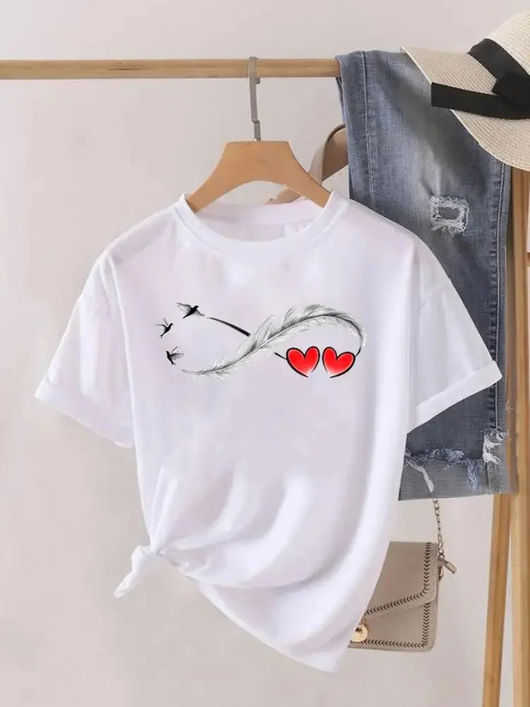 Camiseta Feminina Infinite Love