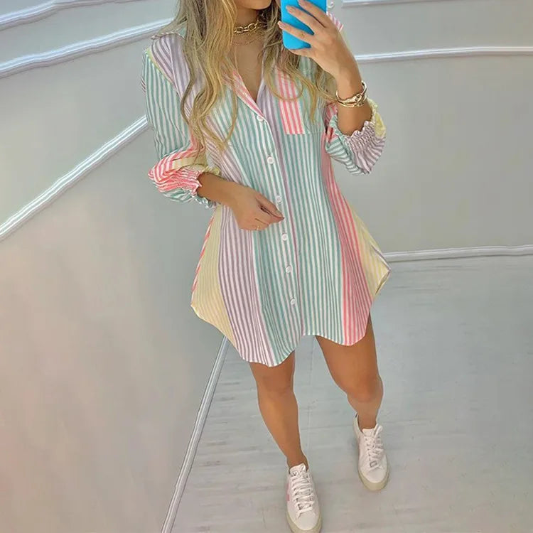 Camisa Moda Verão Manga Longa